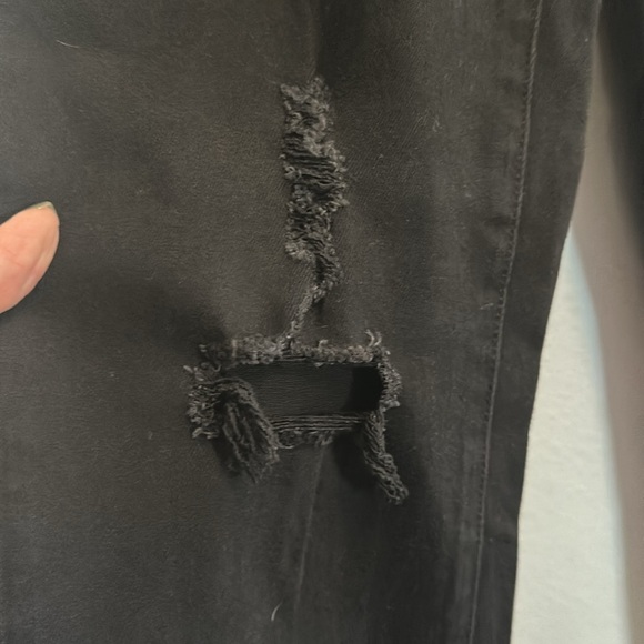 NWT JET BLACK HIGH RISE CROP STRAIGHT - Picture 4 of 8